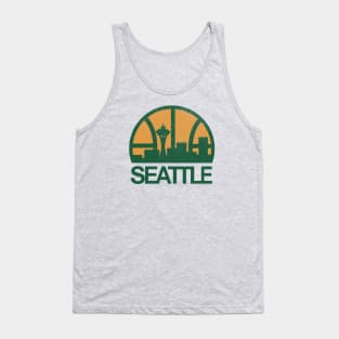 Classic Seattle SuperSonics Skyline Tank Top